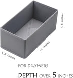 Small Foldable Fabric Drawer Organizer 3-Pack - Image 2