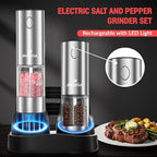 Electric Salt and Pepper Grinder Set - Image 2