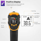 Infrared Thermometer Non-Contact Digital Laser Temperature Gun -58℉～1112℉ - Image 2