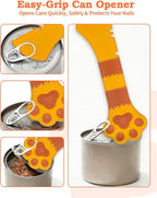 6 PCS Cat Food Can Covers Lids Set, Cat Bar Squeezer, Stainless Steel Wet Food - Image 4