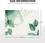 Watercolor Green Palm Leaves Dish Drying Mat 18x24 Inch, Microfiber Absorbent - Image 2