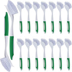 Hsei 20 Pcs Green Kitchen Scrub Dish Brush Bulk by Hsei