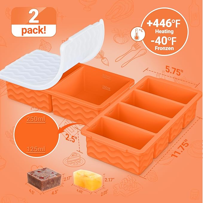 Silicone Freezer Molds for Soup - Image 2
