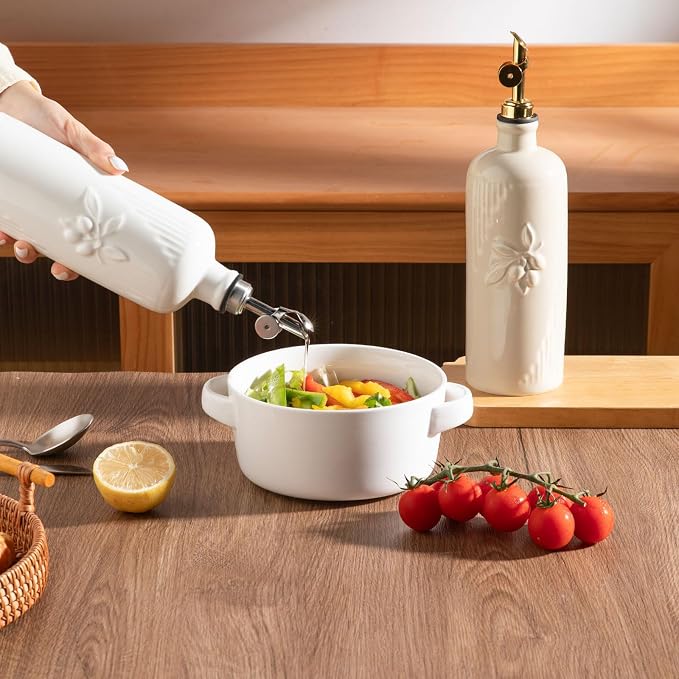 Sweejar Ceramic Olive Oil Dispenser Bottle - Image 6
