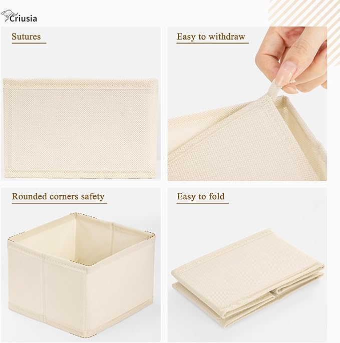 Criusia 15 Pack Drawer Organizer - Image 4