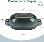 EDGING CASTING Enameled Cast Iron Oval Dutch Oven Pot - Image 2