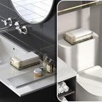 Wican Marble Guest Towel Holder Tray - Image 2