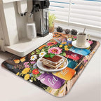 Dish Drying Mat for Kitchen Counter 2 Pack - Image 3