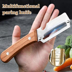 2 Pack 2 in 1 Multifunctional Vegetable Peeler, Sharp Stainless Steel Blade - Image 6