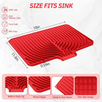 Dish Drying Mat for Kitchen Counter, - Image 2
