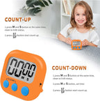 6 Pack Small Digital Kitchen Timer Magnetic Back and ON/Off Switch, Minute - Image 5