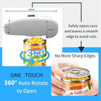 Electric Can Opener with LED Display, USB Rechargeable Electric Can Opener - Image 4