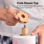 KitchLife Cute Wooden Paper Towel Holder - Image 4