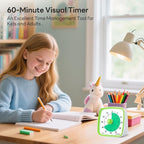 Yunbaoit Visual Timer with Night Light, 60-Minute Countdown Timer - Image 2