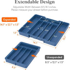 Lifewit Silverware Drawer Organizer, Expandable Utensil Tray - Image 2