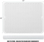 Large 17" x 14" Silicone Dish Drying Mat - Image 2