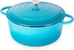 Cast Iron Dutch Oven with Lid – Non-Stick Ovenproof Enamelled Casserole Pot – - Image 9