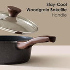 SENSARTE Nonstick Granite Cookware Set, PFOA & PFOS Free, Healthy Non Stick - Image 5