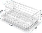 Cisily Sink Caddy Organizer, Kitchen Sink Accessories - Image 5