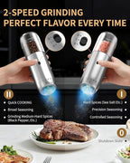 Gravity Electric Salt and Pepper Grinder Set - Image 2