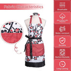 Lovely Flower Pattern Retro Aprons - Image 8