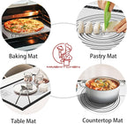 Silicone Macaron Baking Mat, Non Stick Pastry Mat - Image 4