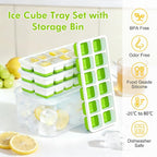 NFK Ice Cube Tray with Lid & Bin - Image 2