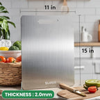 2 Pack Titanium Cutting Board - Image 6