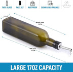 Zulay Kitchen (2 pack 17oz Olive Oil Dispenser Bottle - Image 3