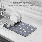 Bloss Coffee Mat, Christmas 12"x19" Bar Mat - Image 3