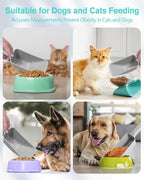 2 Cup Dog Food Scoop, Plastic Pet Food Scoop - Image 6