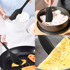 Silicone Spatulas Set of 6, Rubber Spoon Spatula Heat Resistant Spoonula One - Image 3