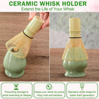 Matcha Whisk Set Ceramic Bowl Kit - Image 4