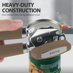 Safring Can Opener Manual, Heavy Duty Handheld Strong Can Opener - Image 6