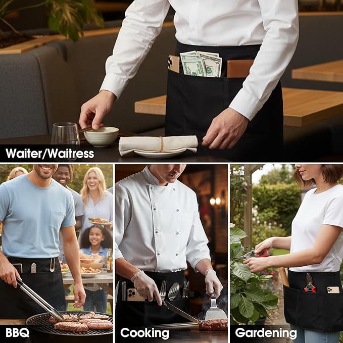 BOHARERS 3-Pocket Waist Apron - Image 5