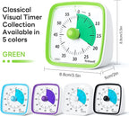 Yunbaoit Visual Timer with Night Light, 60-Minute Countdown Timer - Image 6