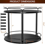 Lazy Susan Organizer 2 Tier - Image 3