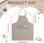 Janmercy 24 Pcs Aprons for Women Men - Image 2