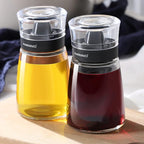 5.5oz Oil and Vinegar Cruets 2 Pack Glass Oil Dispenser Bottles - Image 6