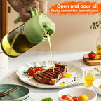 2 in 1 Glass Oil Sprayer & Dispenser, 16oz/470ml Olive Cooking, Air Fryer - Image 5