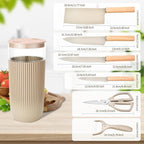 Knife Set, 7-Piece Kitchen Knife Set - Image 6
