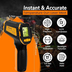 Infrared Thermometer Digital Temperature Gun Laser Meat Thermometer - Image 2