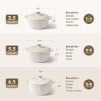 SENSARTE Enameled Cast Iron Dutch Oven Pot - Image 9