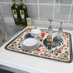 Rooster Poultry Dish Drying Mat - Image 6