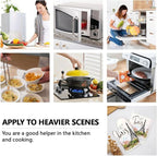 Pretty Romantic Paris Eiffel Tower Oven Mitts and Pot Holders Sets of 4 - Image 8