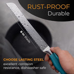 Orblue Serrated Bread Knife Ultra-Sharp Stainless Steel Professional Grade - Image 5