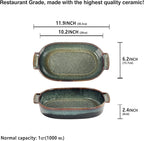 Ceramic Oval Casserole Baking Dish, 1 Quarts Baking Dish - Image 2