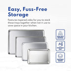 New Star Foodservice Commercial-Grade 18-Gauge Aluminum Sheet Pan/Bun Pan - Image 8