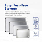 New Star Foodservice Commercial-Grade 18-Gauge Aluminum Sheet Pan/Bun Pan XL - Image 9