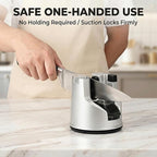 Knife Sharpener for Kitchen Knives, 3-Stage Suction Cup Sharpening Tool for - Image 2